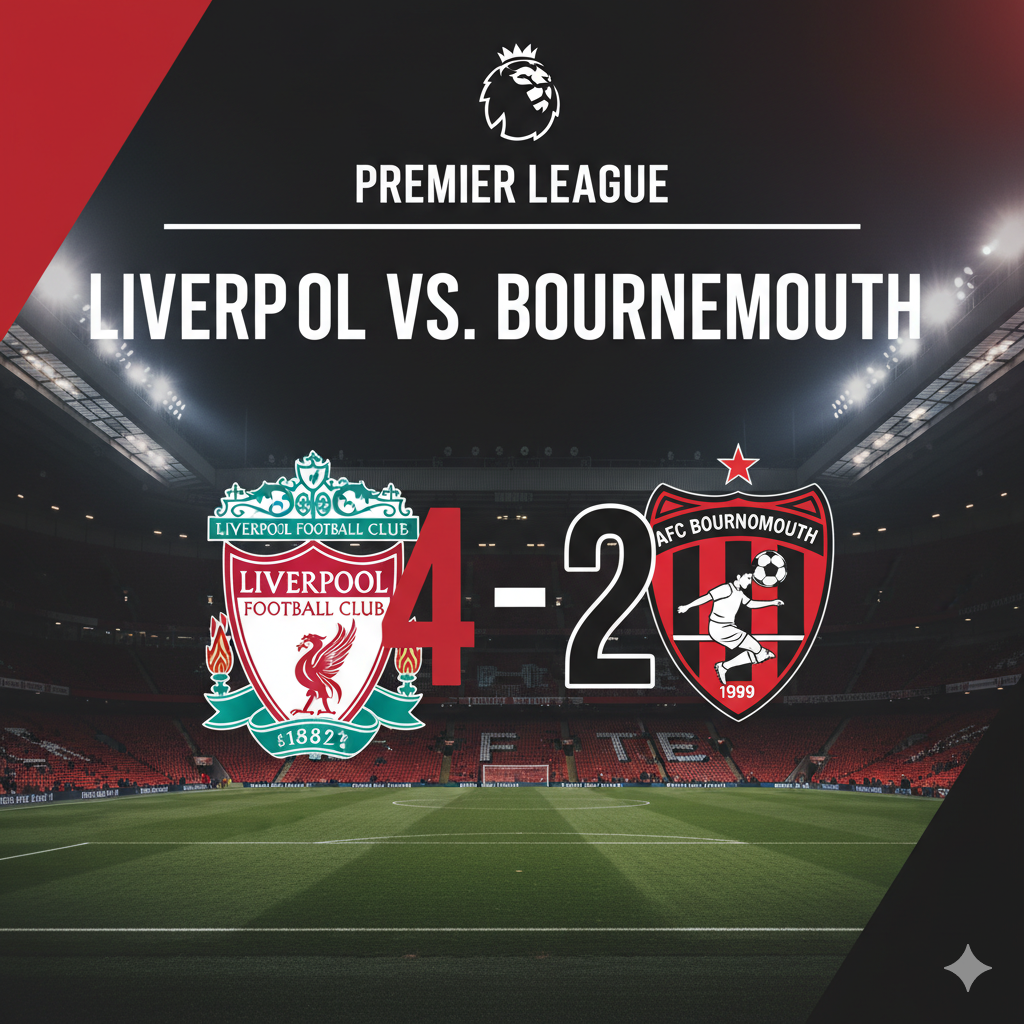 Liverpool 4-2 Bournemouth