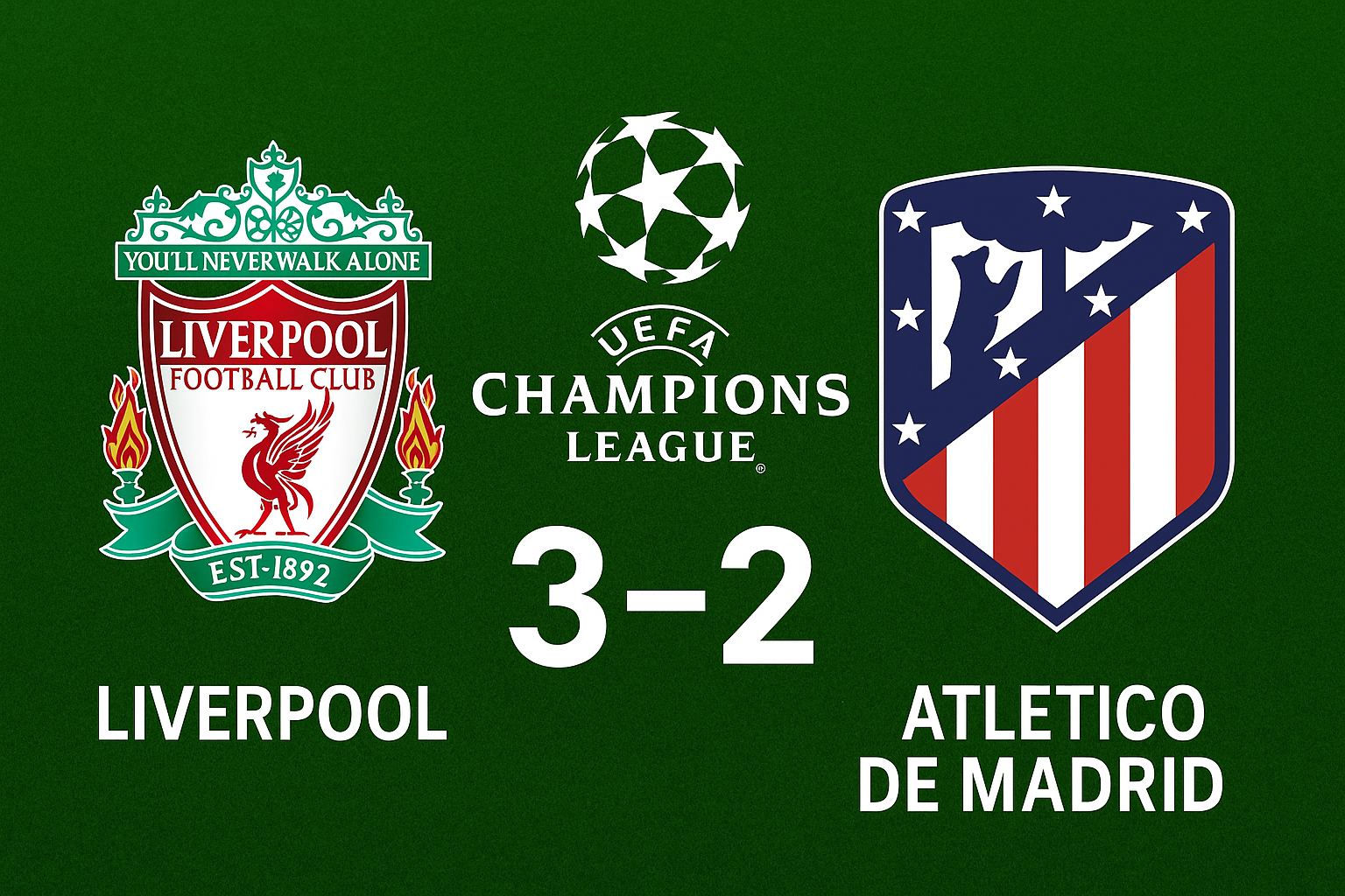 Liverpool 3–2 Atlético Madrid – UEFA Champions League Thriller