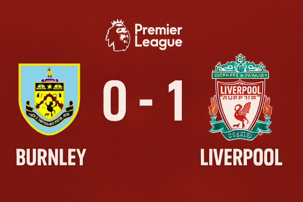 Burnley 0–1 Liverpool – Premier League Clash